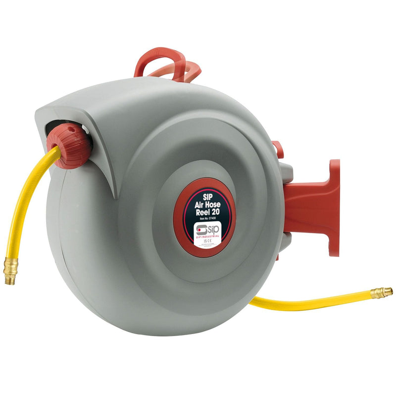 SIP Air Hose Reel 20 - 07400 - SIP-07400 - SIP Tools UK - Trade Counter Direct