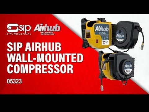 SIP AirHub Wall - Mounted Direct Drive Compressor - 05323 - SIP-05323 - SIP Tools UK - Trade Counter Direct