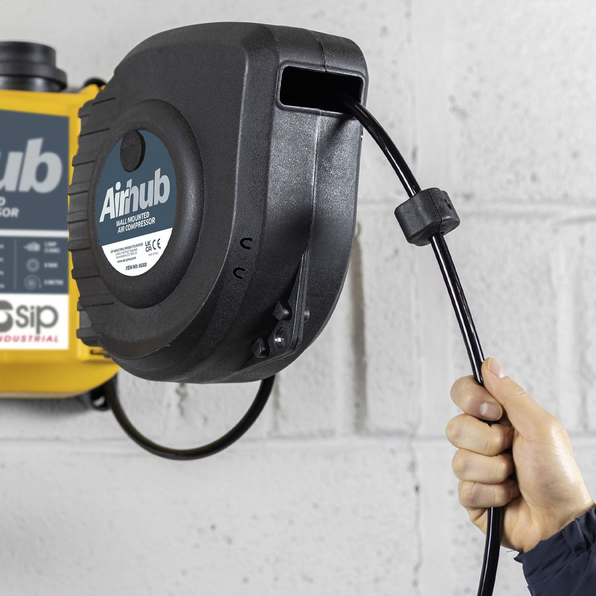 SIP AirHub Wall - Mounted Direct Drive Compressor - 05323 - SIP-05323 - SIP Tools UK - Trade Counter Direct