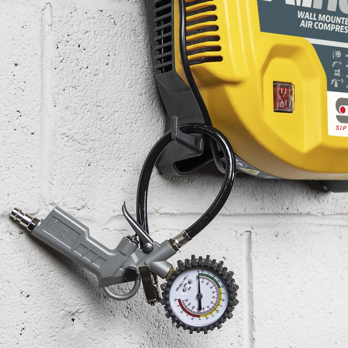 SIP AirHub Wall - Mounted Direct Drive Compressor - 05323 - SIP-05323 - SIP Tools UK - Trade Counter Direct
