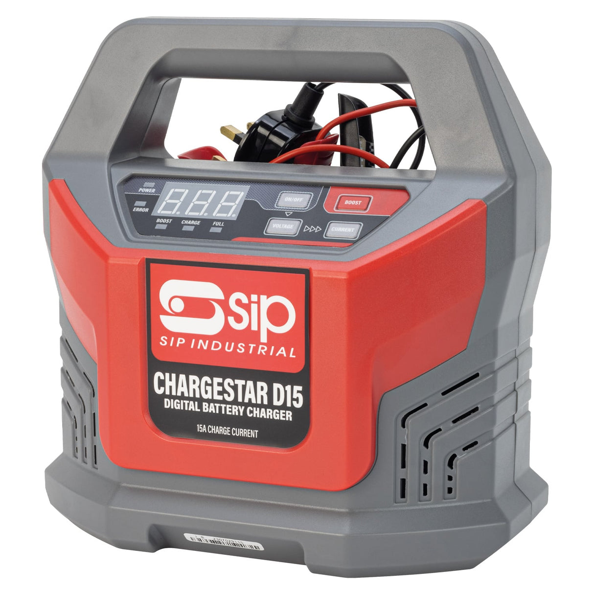 SIP CHARGESTAR D15 Digital Battery Charger - SIP-03506 - SIP Tools UK - Trade Counter Direct