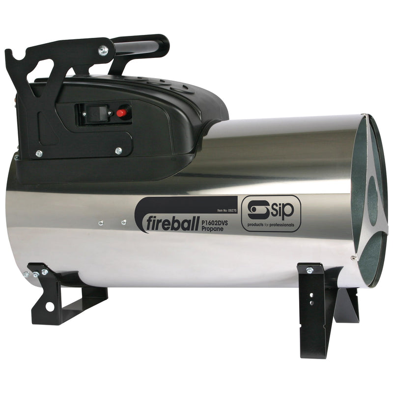 SIP FIREBALL 1602DV Propane Space Heater - SIP-09275 - SIP Tools UK - Trade Counter Direct