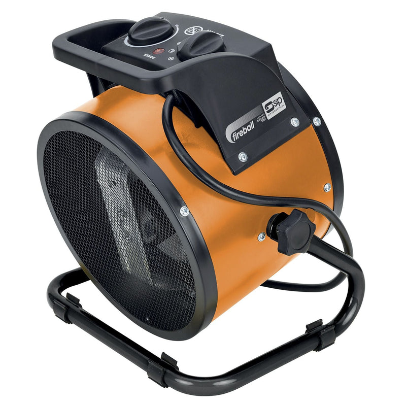 SIP FIREBALL Turbofan 3001 Electric Fan Heater - 09215 - SIP-09215 - SIP Tools UK - Trade Counter Direct