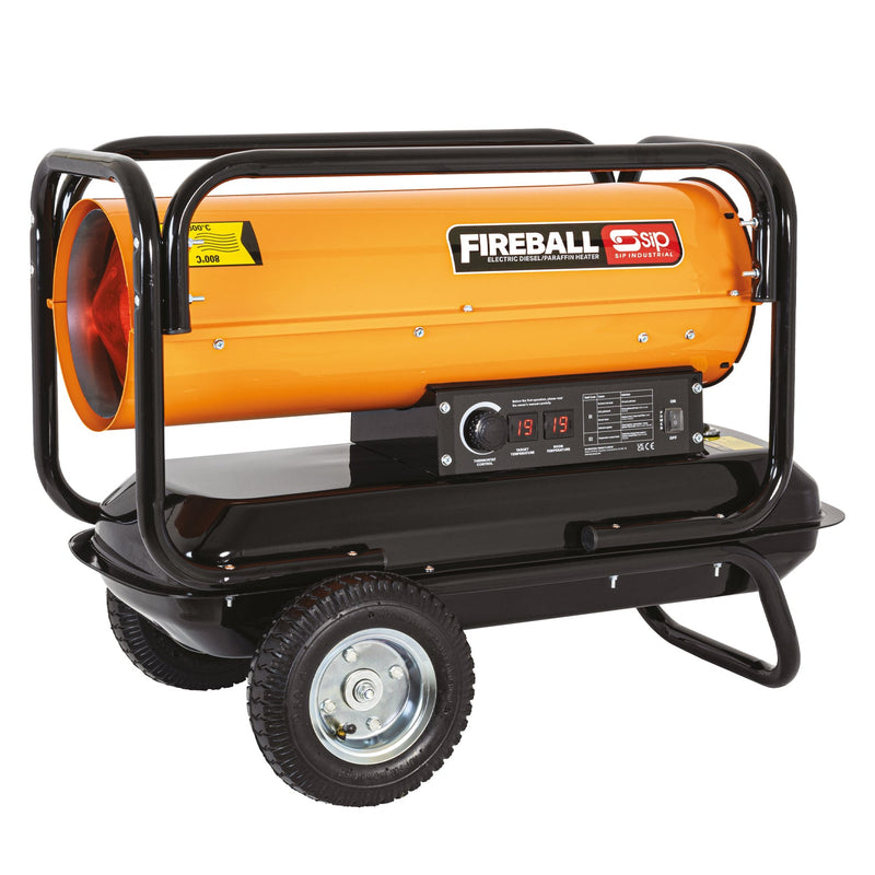 SIP FIREBALL XD100 Diesel/Paraffin Space Heater - SIP-09593 - SIP Tools UK - Trade Counter Direct