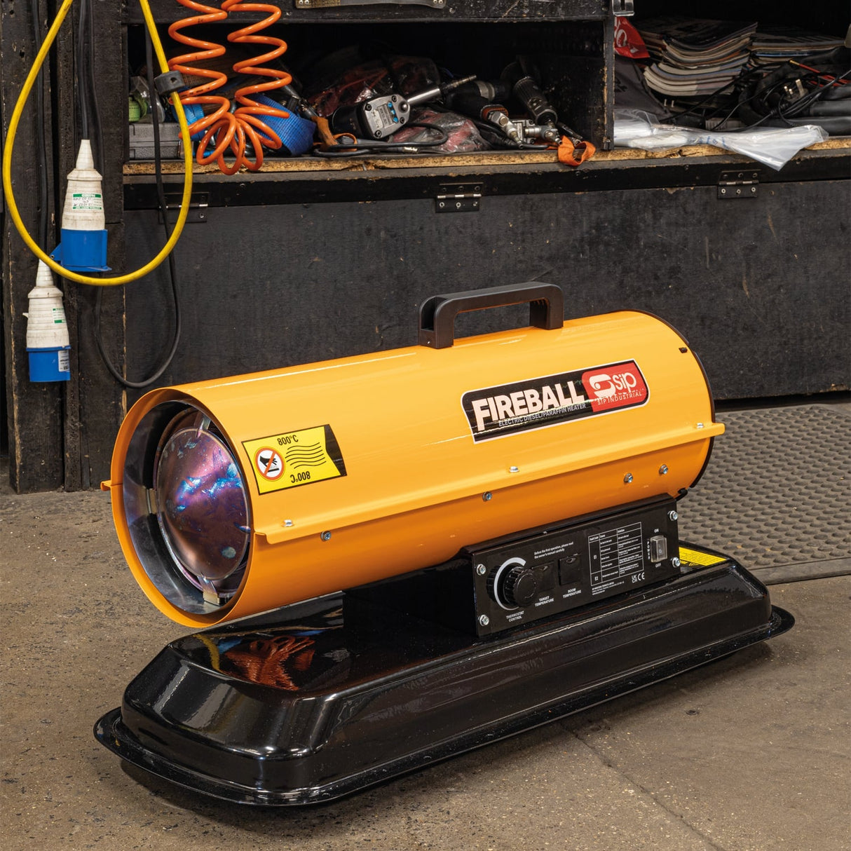 SIP FIREBALL XD75F Diesel/Paraffin Space Heater - SIP-09591 - SIP Tools UK - Trade Counter Direct