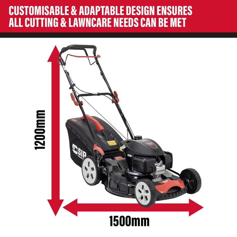 SIP HONDA-Powered 56cm Self-Propelled Petrol Lawnmower - SIP-08228 - SIP Tools UK - Trade Counter Direct