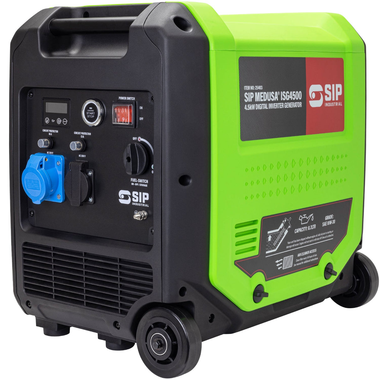 SIP MEDUSA® ISG4500 4.5kW Digital Inverter Generator - SIP-25403 - SIP Tools UK - Trade Counter Direct
