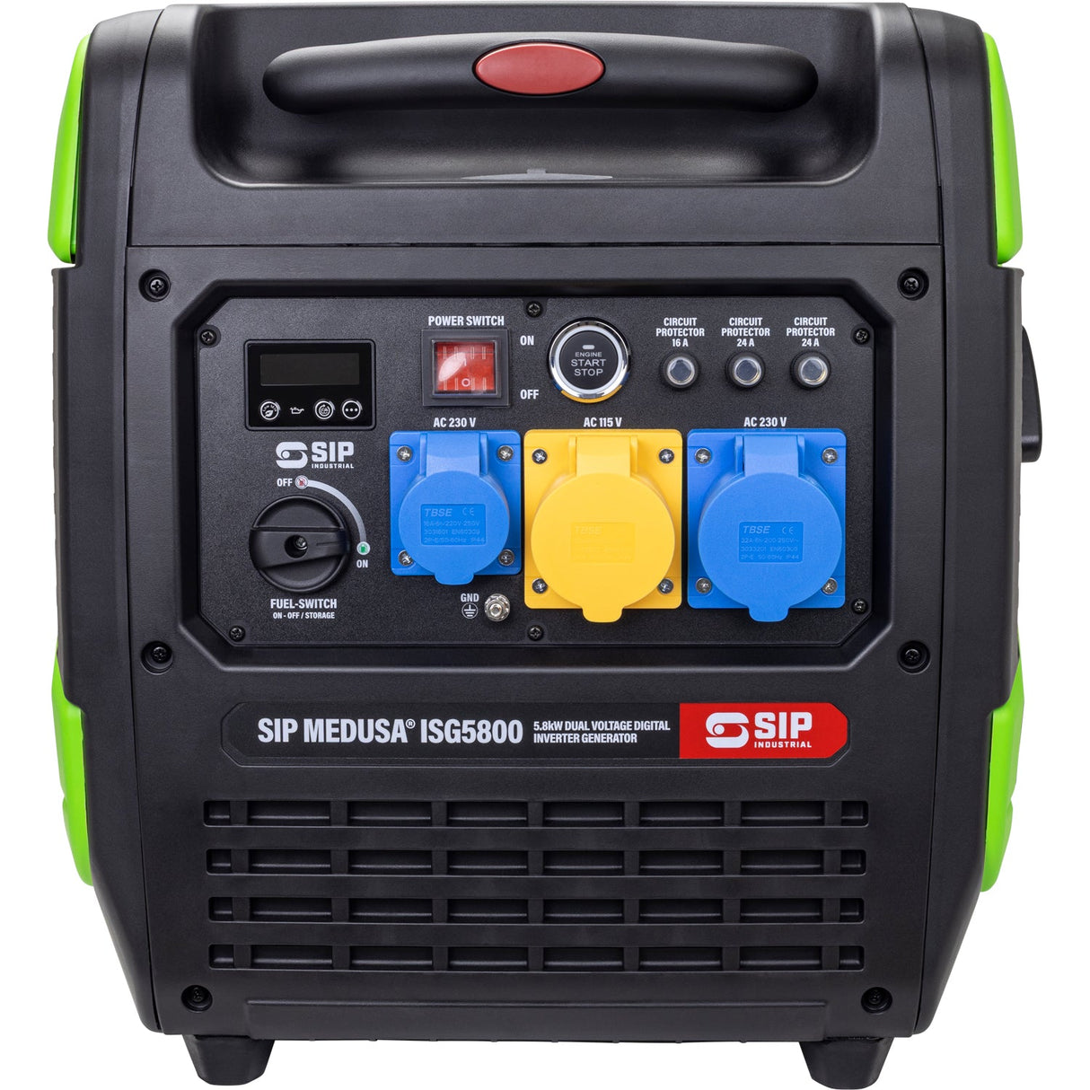 SIP MEDUSA® ISG5800 5.8kW Dual Voltage Digital Inverter Generator - SIP-25404 - SIP Tools UK - Trade Counter Direct