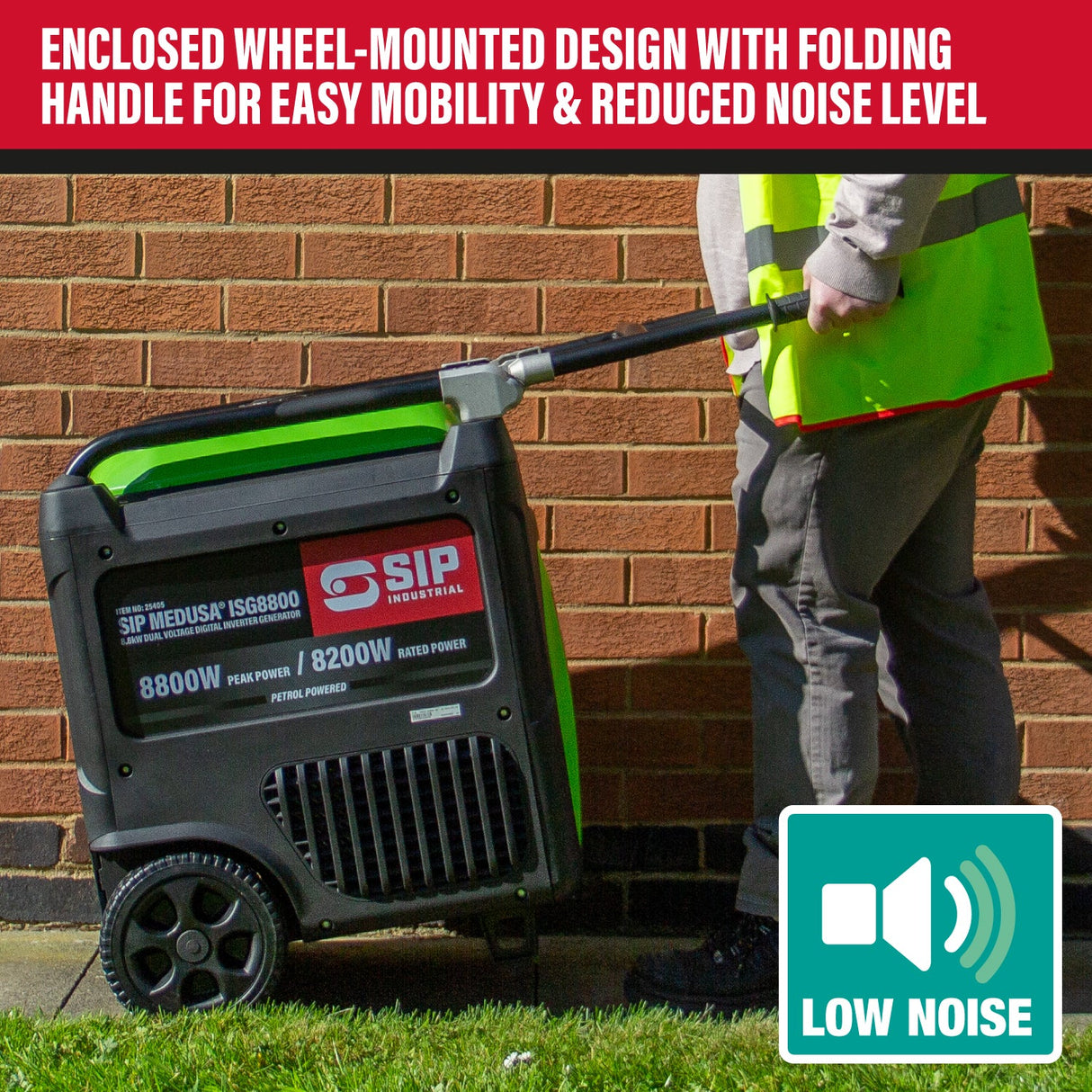 SIP MEDUSA® ISG8800 8.8kW Dual Voltage Digital Inverter Generator - SIP-25405 - SIP Tools UK - Trade Counter Direct