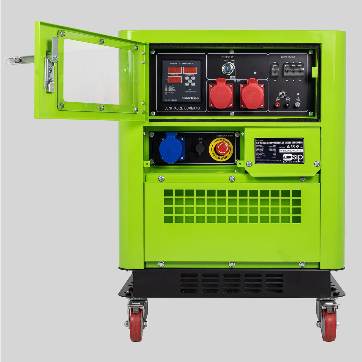 SIP MEDUSA T15000 Silenced Diesel Generator - SIP-25155 - SIP Tools UK - Trade Counter Direct