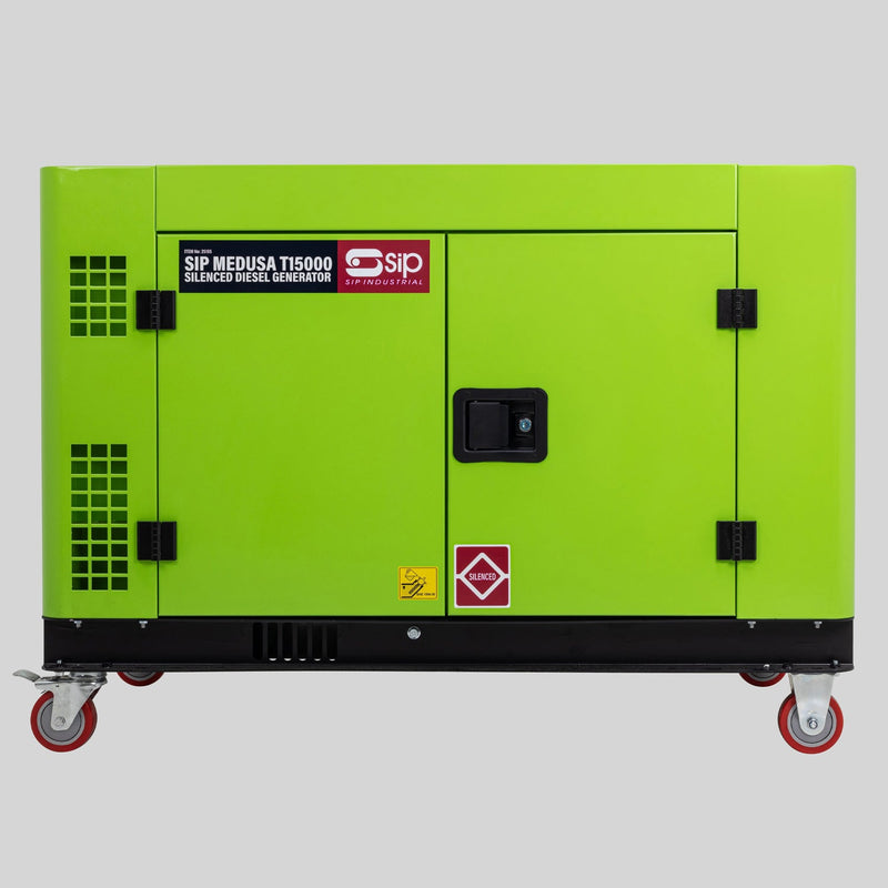 SIP MEDUSA T15000 Silenced Diesel Generator - SIP-25155 - SIP Tools UK - Trade Counter Direct