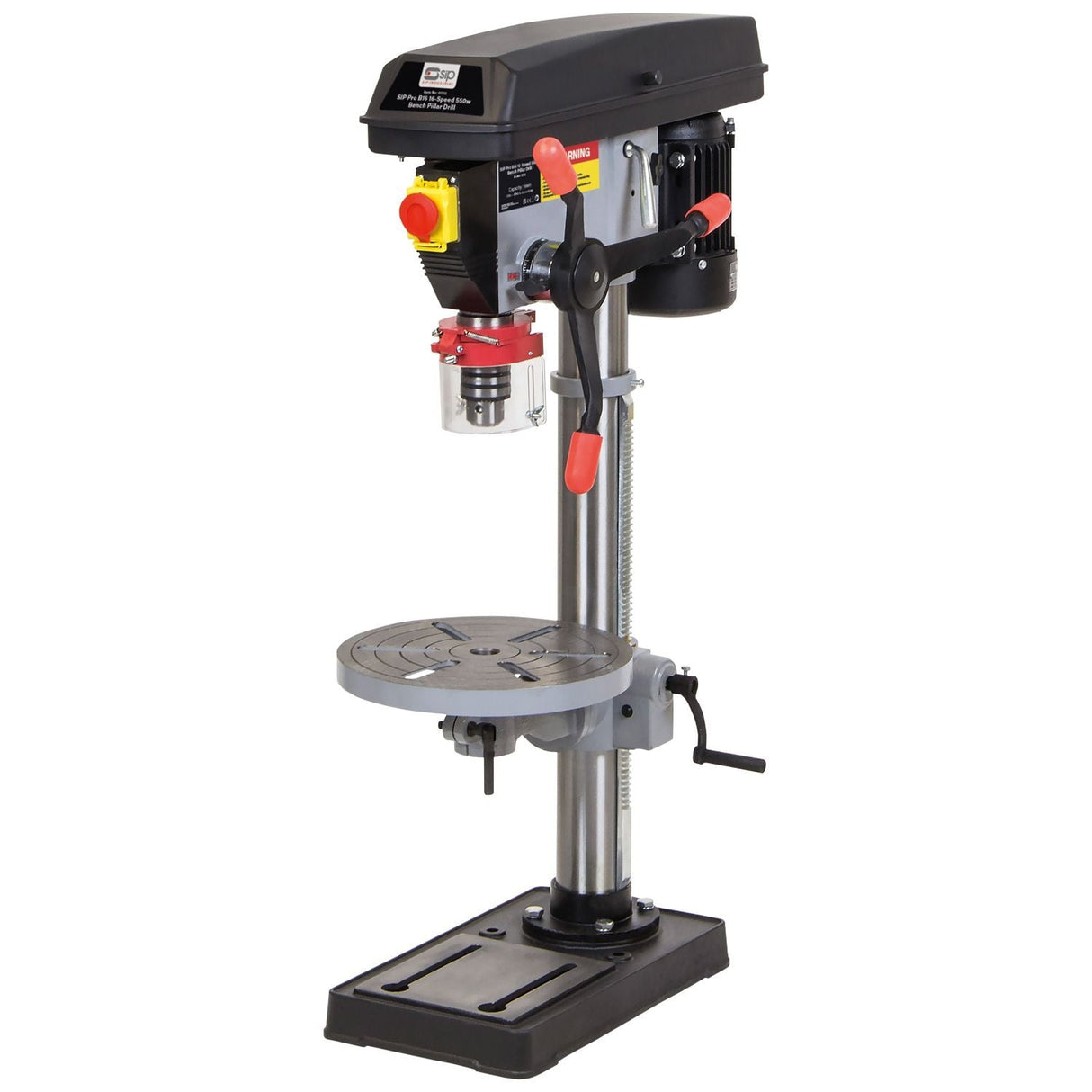 SIP Pro B16 16 - Speed 550w Bench Pillar Drill - 01712 - SIP-01712 - SIP Tools UK - Trade Counter Direct