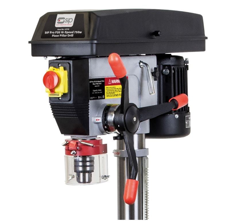 SIP Pro F20 16 - Speed 750w Floor Pillar Drill - 01715 - SIP-01715 - SIP Tools UK - Trade Counter Direct
