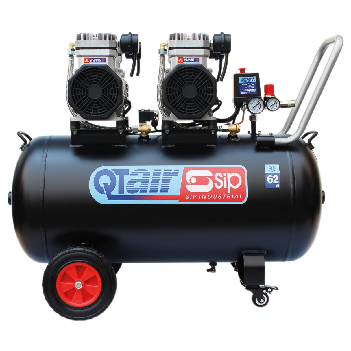 SIP QT AIR DD 3hp 100ltr Ultra Low Noise Oil-Free Direct Drive Compressor - SIP-05494 - SIP Tools UK - Trade Counter Direct