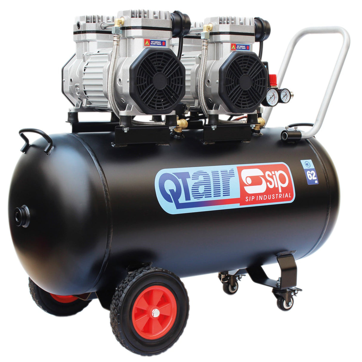 SIP QT AIR DD 3hp 100ltr Ultra Low Noise Oil-Free Direct Drive Compressor - SIP-05494 - SIP Tools UK - Trade Counter Direct