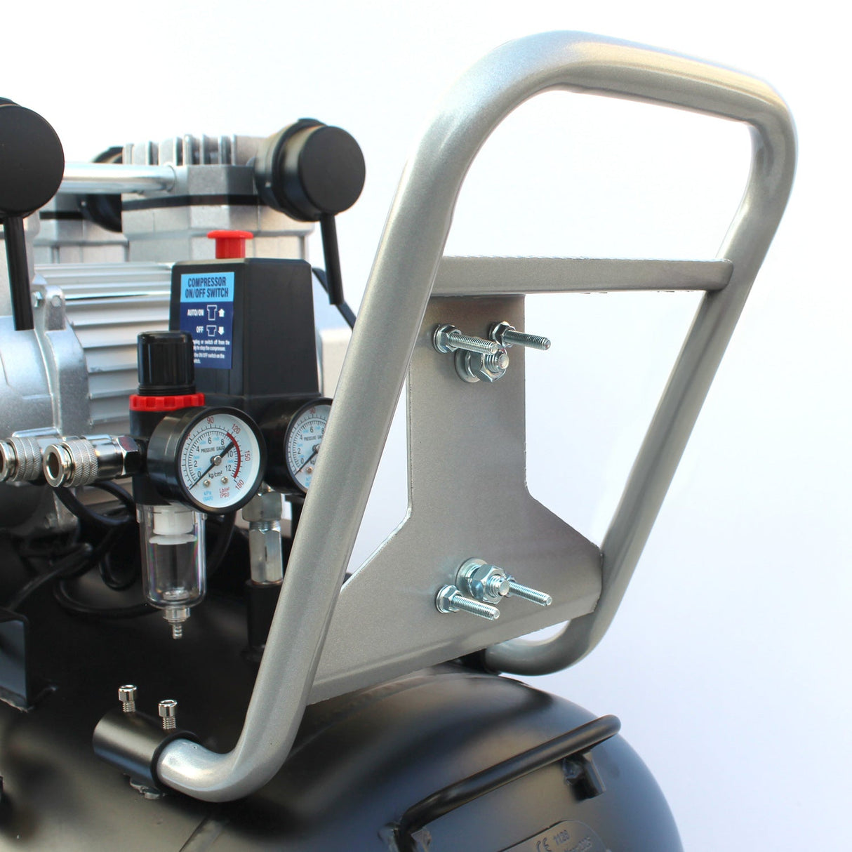 SIP QT AIR DD 4.5hp 150ltr Ultra Low Noise Compressor & Hose Reel Package - SIP-05497AHR15 - SIP Tools UK - Trade Counter Direct