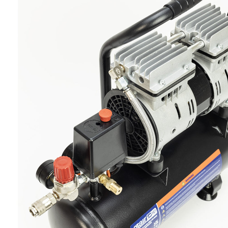 SIP QT AIR DD 6ltr Ultra Low Noise Oil-Free Direct Drive Compressor - SIP-05398 - SIP Tools UK - Trade Counter Direct