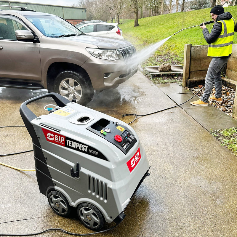SIP TEMPEST® PH720/150 Hot Water Electric Pressure Washer - SIP-08957 - SIP Tools UK - Trade Counter Direct
