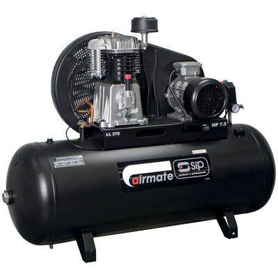 SIP TN7.5/270 Belt Drive Compressor - 06585 - SIP-06585 - SIP Tools UK - Trade Counter Direct