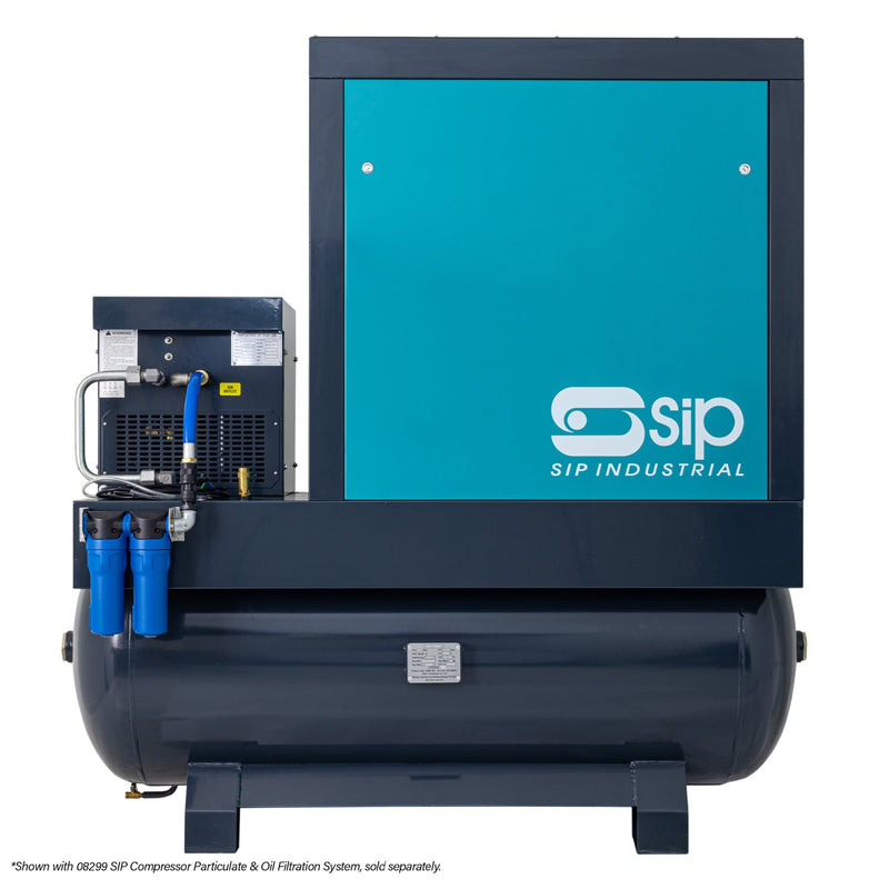 SIP VSDD/RD 11kW 8bar 500ltr 400v Rotary Screw Compressor with Dryer - SIP-08266 - SIP Tools UK - Trade Counter Direct