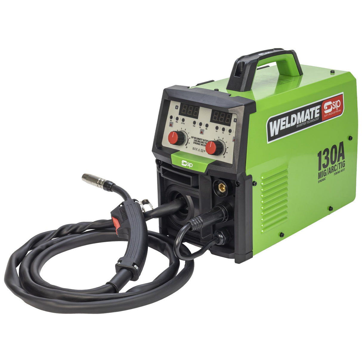 SIP WELDMATE® AUTOPLUS 130A MIG/ARC/TIG Synergic Inverter Welder with Cart Package - SIP-05737CART - SIP Tools UK - Trade Counter Direct