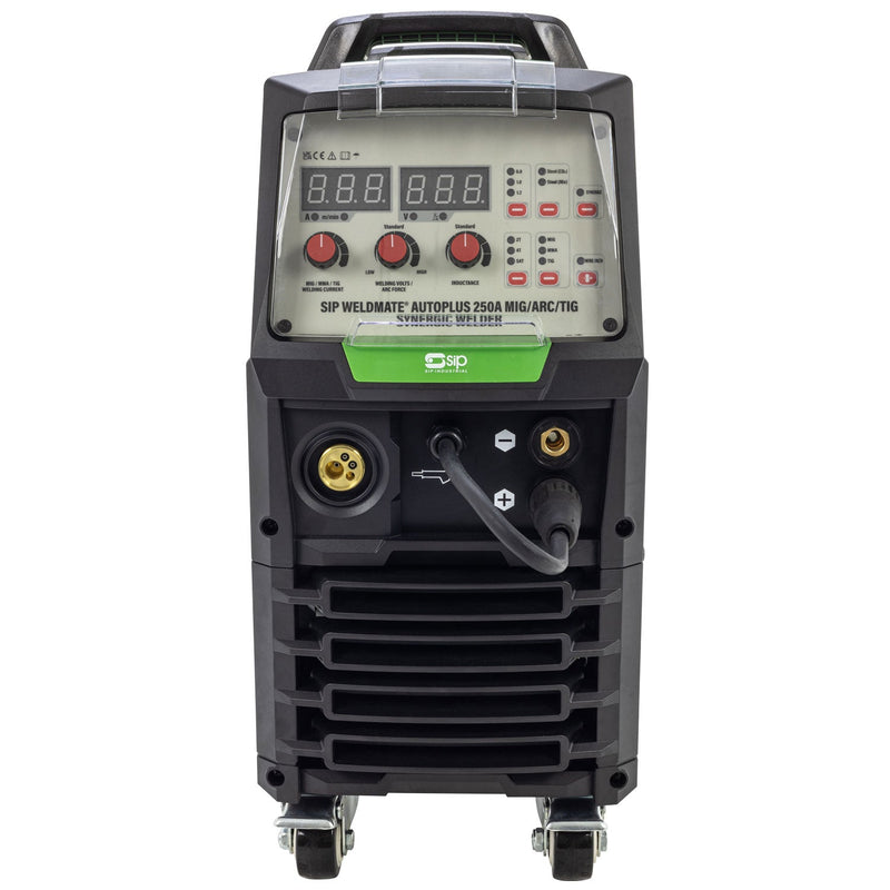 SIP WELDMATE® AUTOPLUS 250A MIG/ARC/TIG Synergic Inverter Welder - SIP-05751 - SIP Tools UK - Trade Counter Direct