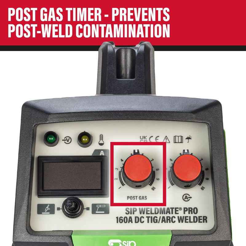 SIP WELDMATE® PRO 160A DC TIG/ARC Inverter Welder - SIP-05694 - SIP Tools UK - Trade Counter Direct