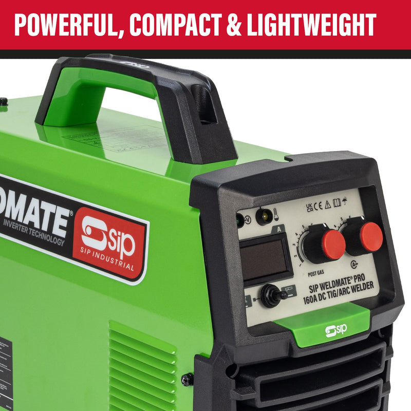 SIP WELDMATE® PRO 160A DC TIG/ARC Inverter Welder - SIP-05694 - SIP Tools UK - Trade Counter Direct