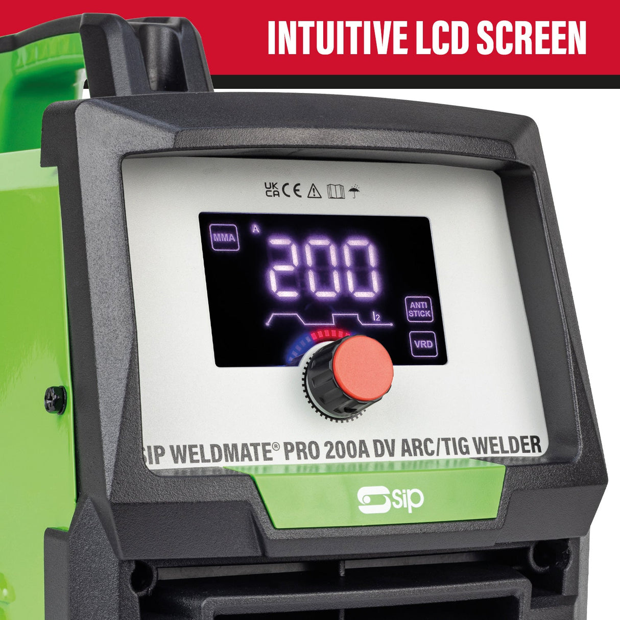 SIP WELDMATE® PRO 200A DV ARC/TIG Inverter Welder - SIP-05691 - SIP Tools UK - Trade Counter Direct