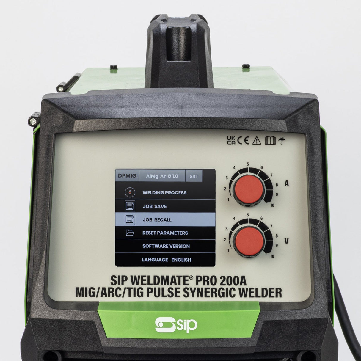 SIP WELDMATE® PRO 200A MIG/ARC/TIG Pulse Synergic Inverter Welder - SIP-05735 - SIP Tools UK - Trade Counter Direct