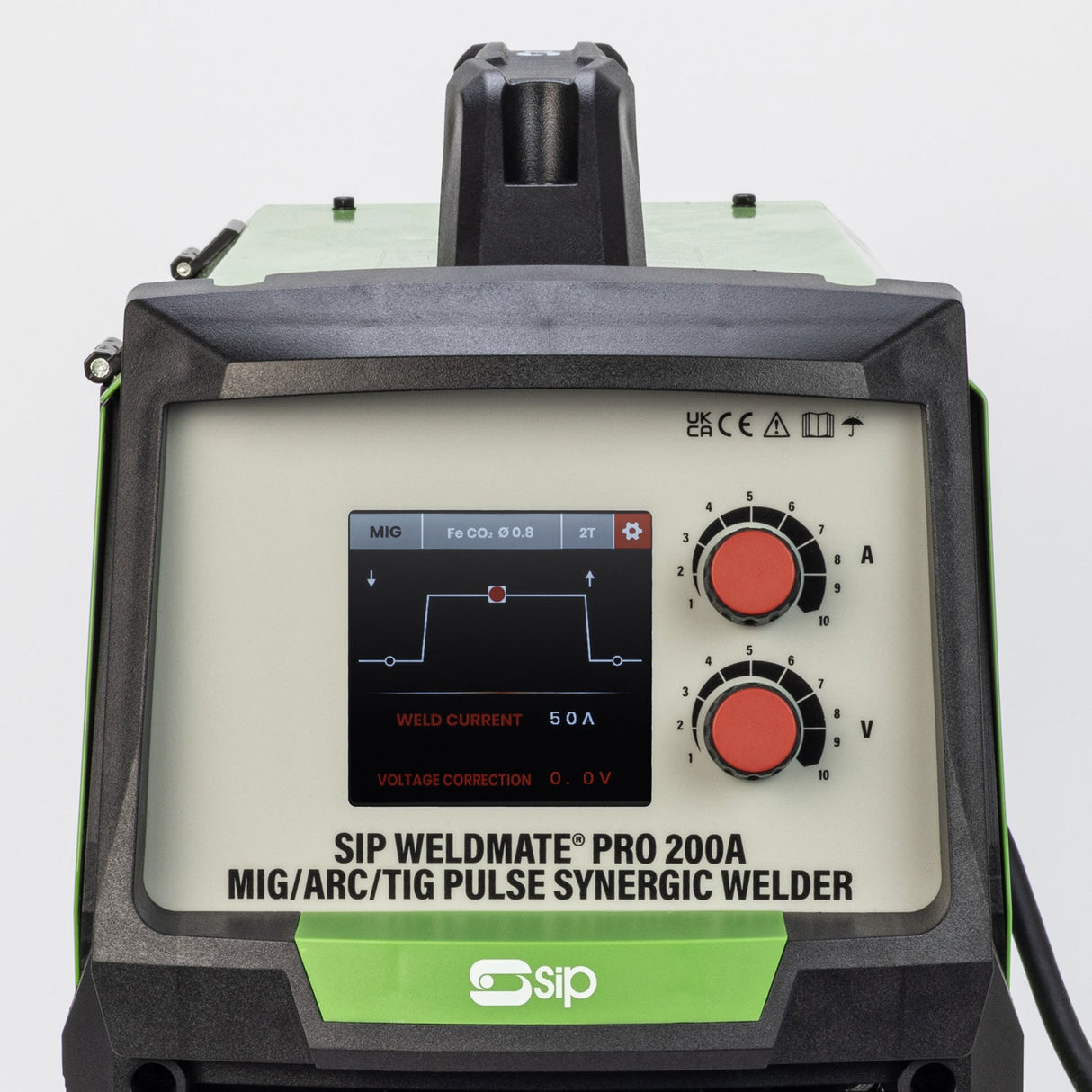 SIP WELDMATE® PRO 200A MIG/ARC/TIG Pulse Synergic Inverter Welder - SIP-05735 - SIP Tools UK - Trade Counter Direct