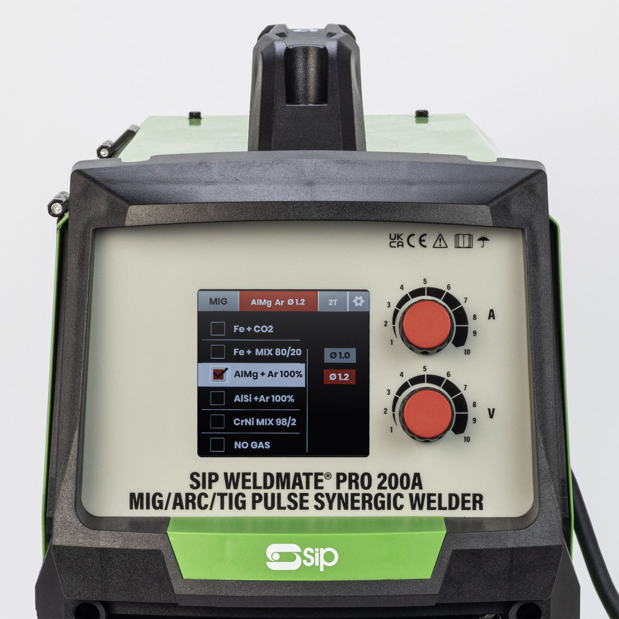 SIP WELDMATE® PRO 200A MIG/ARC/TIG Pulse Synergic Inverter Welder - SIP-05735 - SIP Tools UK - Trade Counter Direct