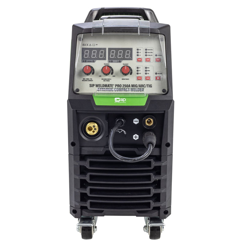 SIP WELDMATE® PRO 250A MIG/ARC/TIG Synergic Compact Inverter Welder - SIP-05752 - SIP Tools UK - Trade Counter Direct