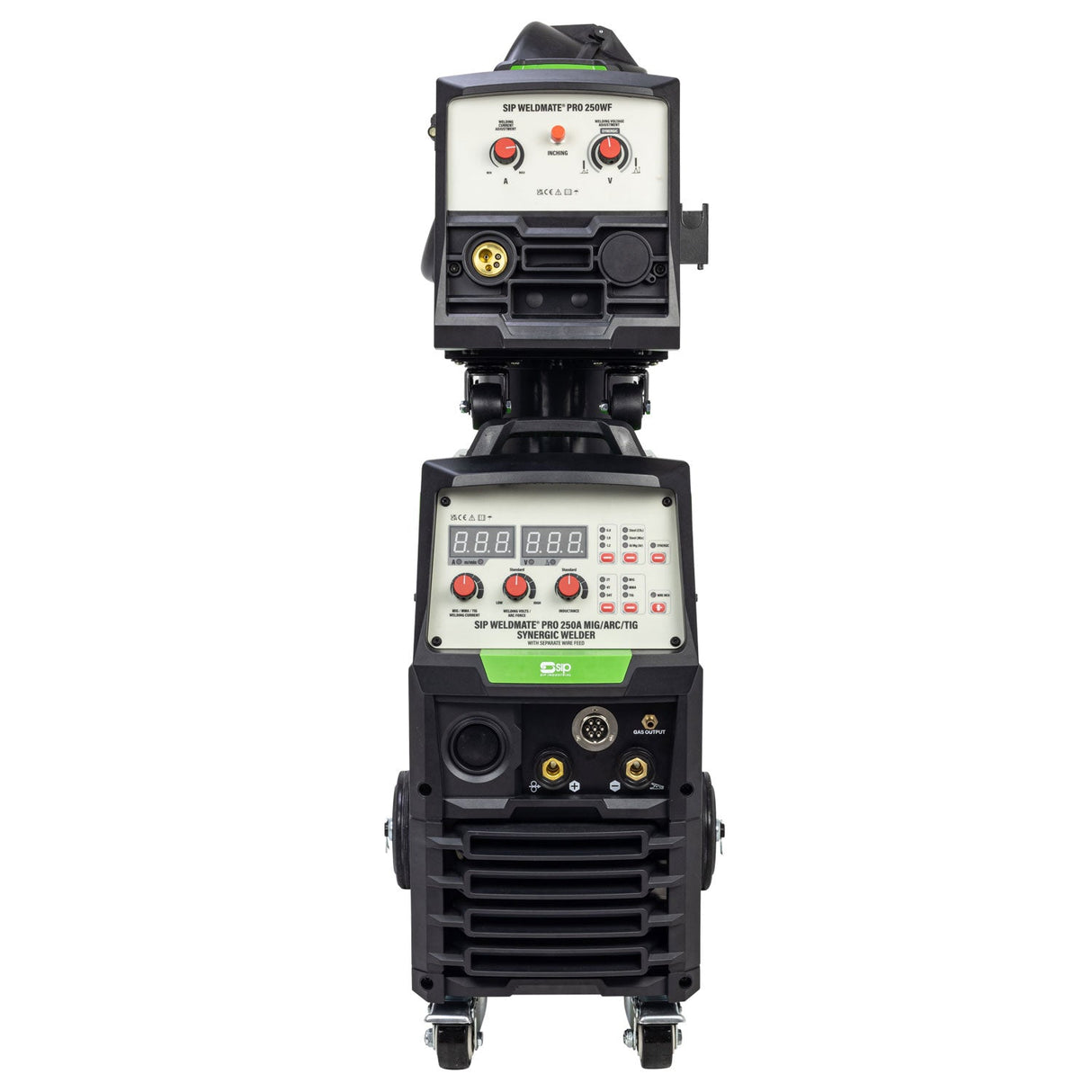 SIP WELDMATE® PRO 250A MIG/ARC/TIG Synergic Inverter Welder with Separate Wire Feed - SIP-05753 - SIP Tools UK - Trade Counter Direct