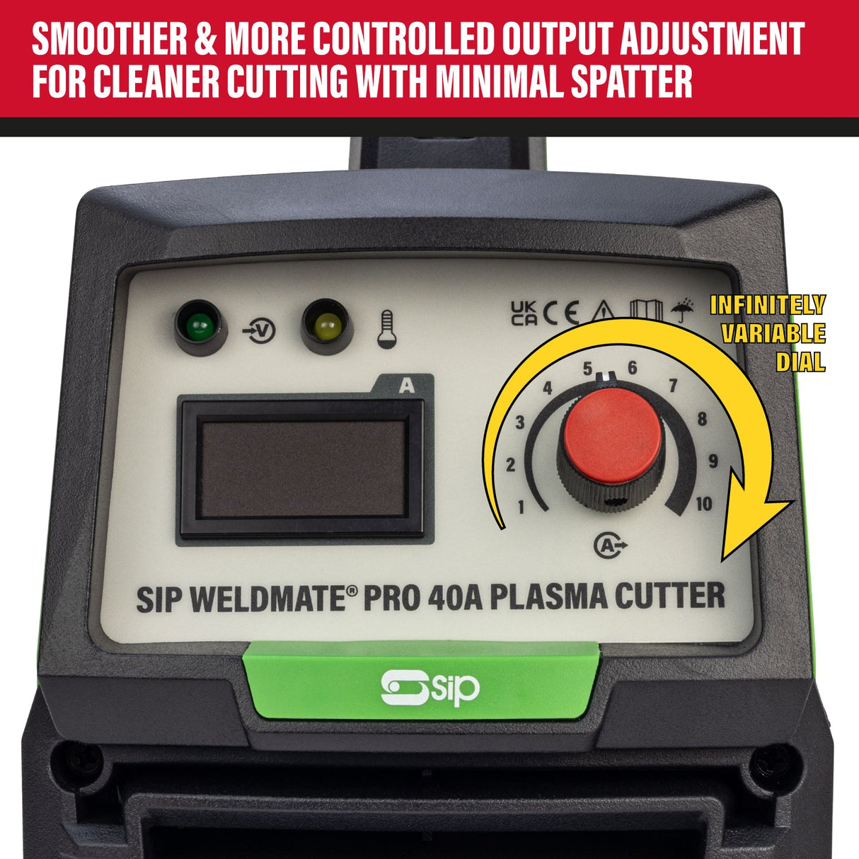 SIP WELDMATE® PRO 40A Inverter Plasma Cutter - SIP-05685 - SIP Tools UK - Trade Counter Direct