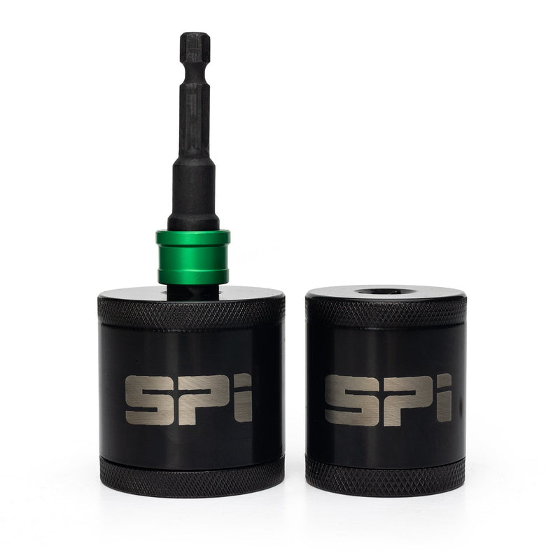SPI 15mm & 22mm Copper Pipe Cleaning Socket Set with Quick - Release 3/8" Socket to 1/4" Hex Adapter Included - SEL9250 - SEL9250 - Select Products - SPI - Trade Counter Direct