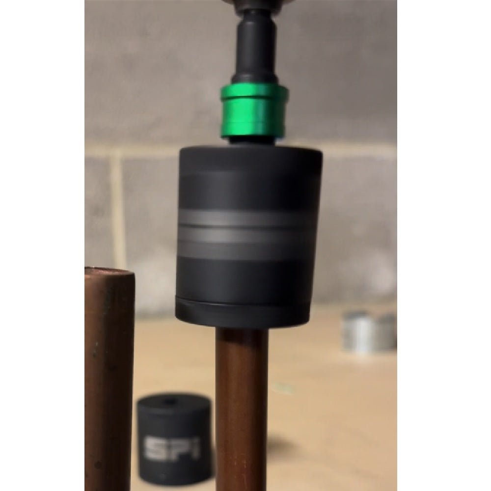 SPI 15mm & 22mm Copper Pipe Cleaning Socket Set with Quick - Release 3/8" Socket to 1/4" Hex Adapter Included - SEL9250 - SEL9250 - Select Products - SPI - Trade Counter Direct