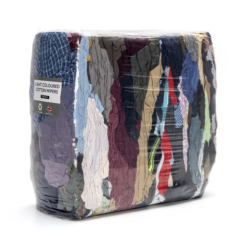 SPI Bag of Light Coloured Cotton Wipers (Rags) 10Kg - DK10 - DK10 - Select Products - SPI - Trade Counter Direct