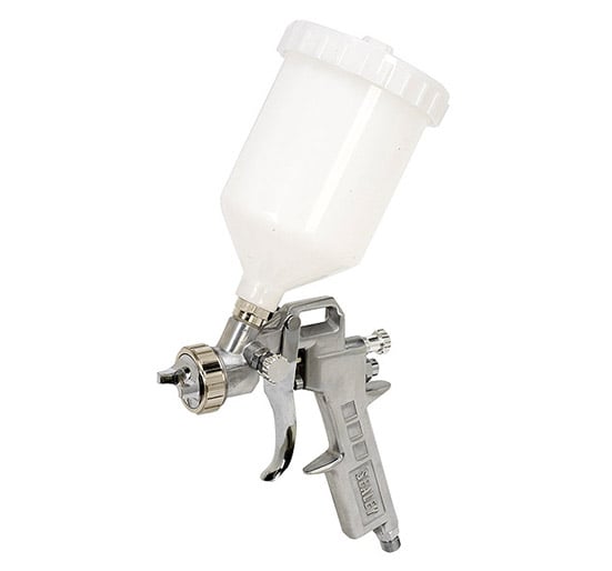 Sealey SSG502 Spray Gun Gravity Feed 1.8mm Set Up - Refinishing Spray Guns