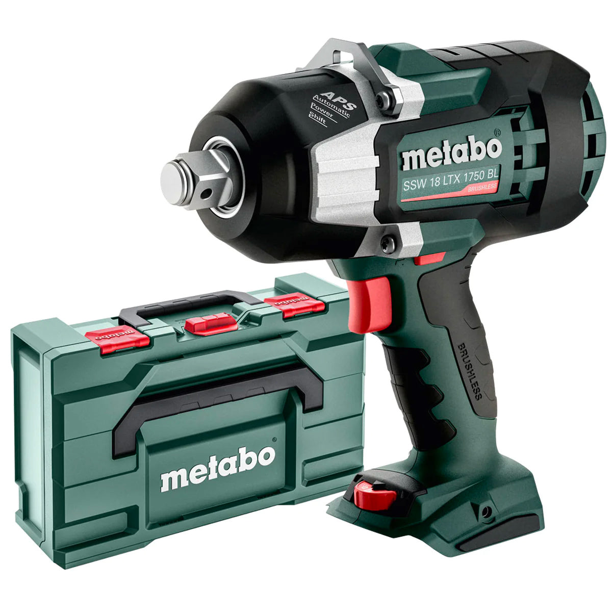 Metabo SSW18LTX1750BL 3/4 High Torque Impact Wrench with MetaBOX - 602402840