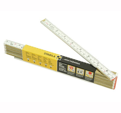 Stabila 1607 Wooden Folding Rule 2m / 78in - 2m - STB1607 - Stabila - Trade Counter Direct