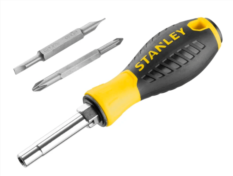 Stanley Carded 6 Way Screwdriver - Multi Screwdriver - STA068012 - Stanley - Trade Counter Direct
