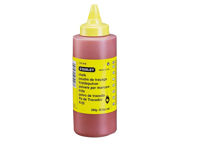 Stanley Chalk Refill Red 225g - STA147804 - Stanley - Trade Counter Direct