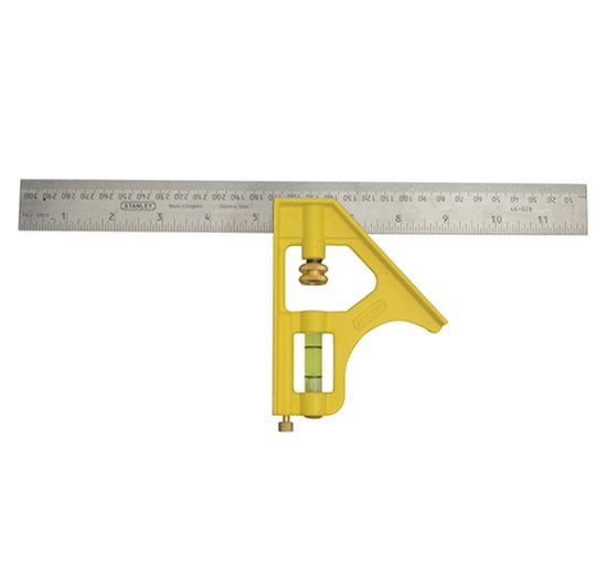 Stanley Die Cast Combination Square 300mm (12in) - 300mm - STA246028 - Stanley - Trade Counter Direct