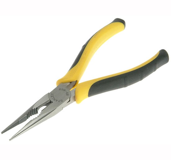 Stanley Long Nose Pliers Max Steel - STA089869 - Stanley - Trade Counter Direct