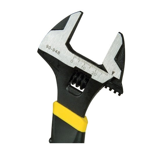Stanley MaxSteel Adjustable Wrench 200mm 0 - 90 - 948 - Type - STA090948 - Stanley - Trade Counter Direct