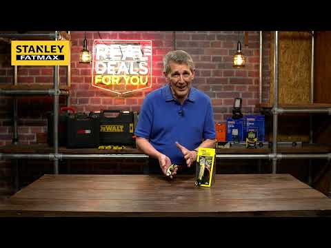 Stanley Snap Off Knife - 18mm Wide with Wheel Lock - XMS22KNIFE18 - XMS22KNIFE18 - Stanley - Trade Counter Direct