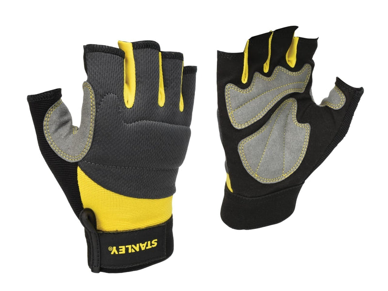 Stanley SY640L - EU Fingerless Performance Gloves Large - SY640L-EU - Stanley - Trade Counter Direct