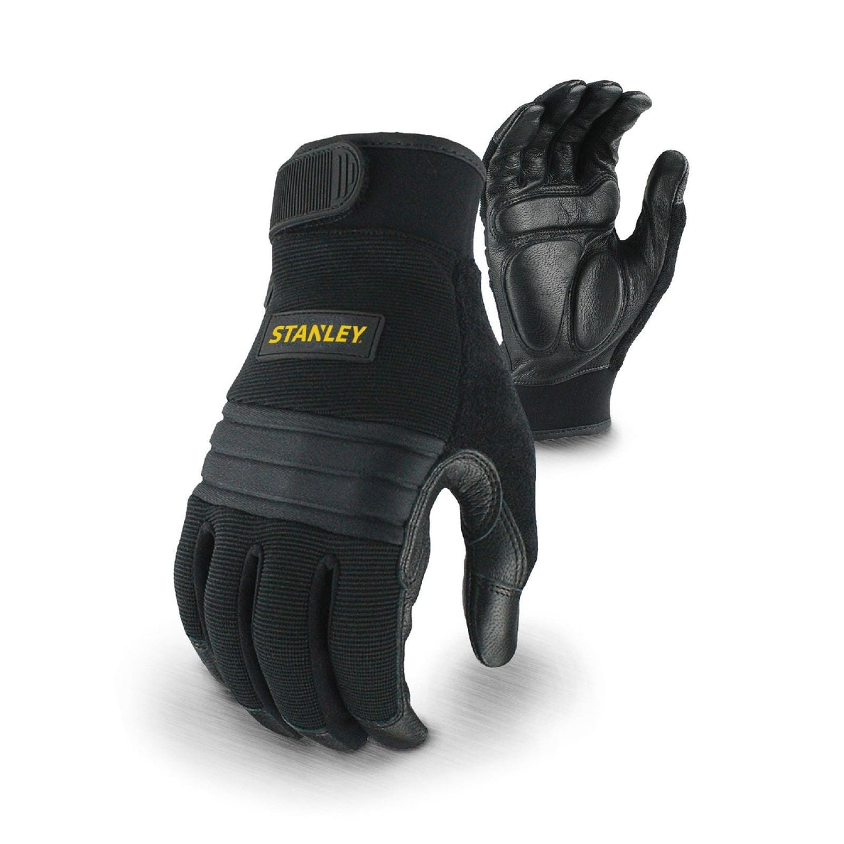 Stanley Vibration Performance Glove - Black - Size Lge (27690 - 46582 - 04) - 27690-46582-04 - Stanley - Trade Counter Direct