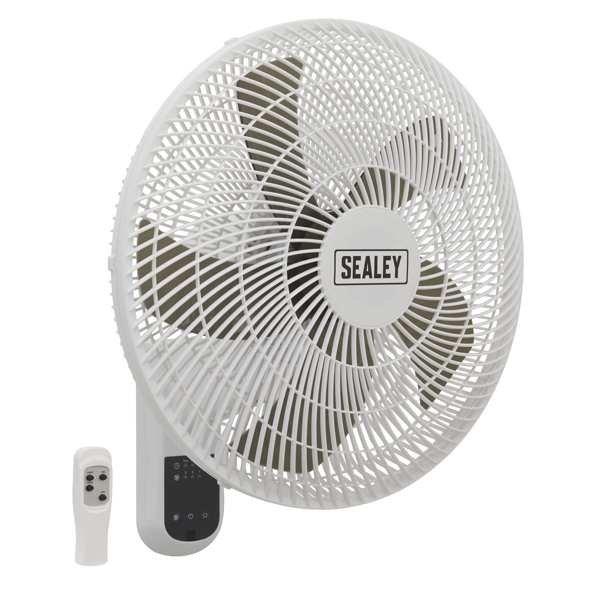 Sealey SWF18WR Wall Fan 3-Speed 18" with Remote Control 230V